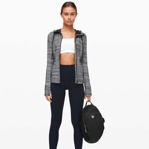 Lululemon Hooded Define Jacket *Nulu Heathered Black/ White/ Gray
